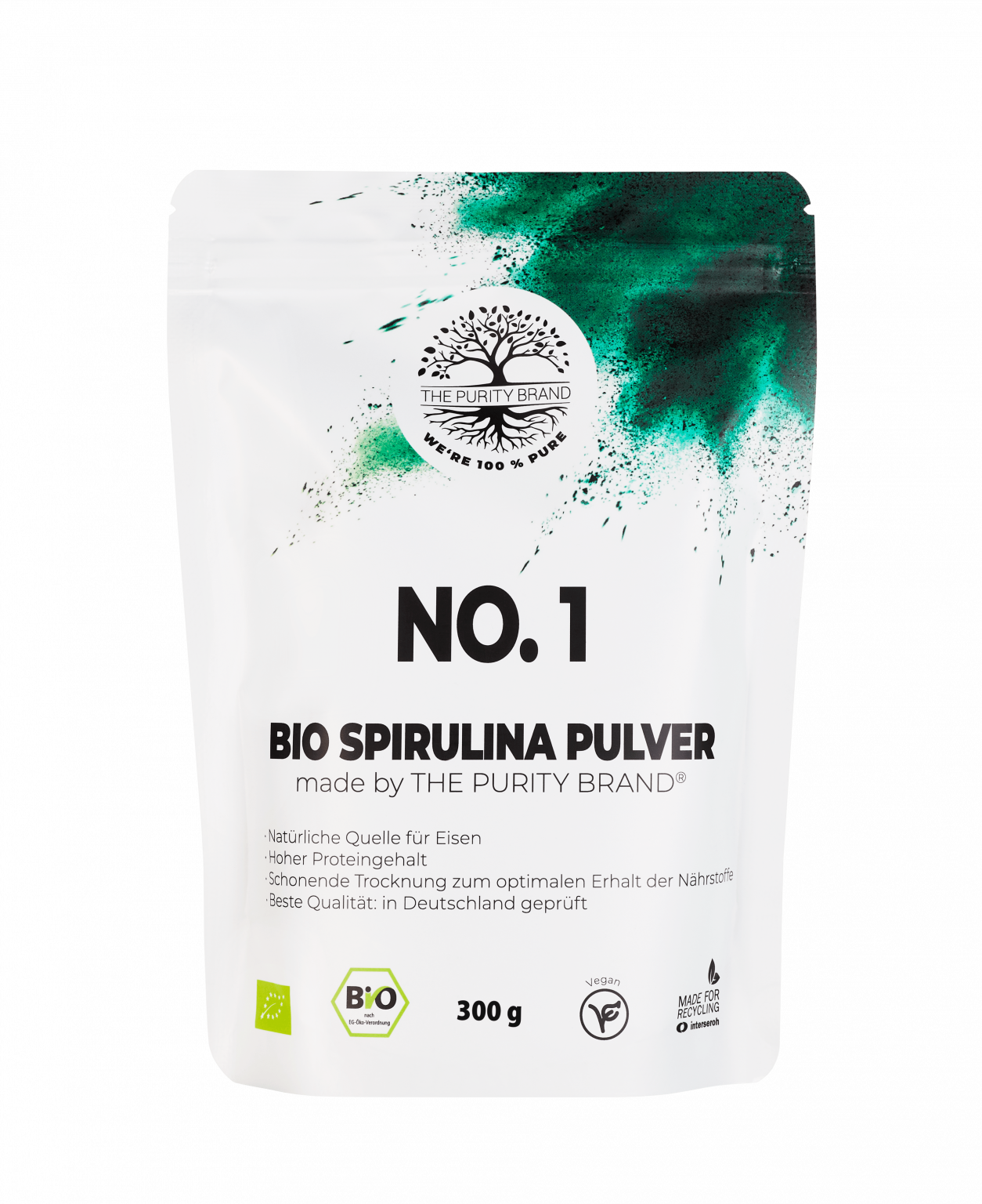 No. 1 Bio Spirulina Pulver by The Purity Brand